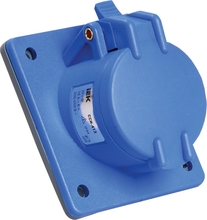 Розетка встраиваемая ССИ-413 16А-6ч/200-250В 2Р+PЕ IP44 MAGNUM ИЭК Розетка встраиваемая ССИ-413 16А-6ч/200-250В 2Р+PЕ IP44 MAGNUM ИЭК